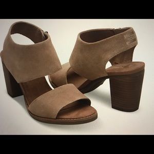 Toms Desert Taupe Suede Sandals